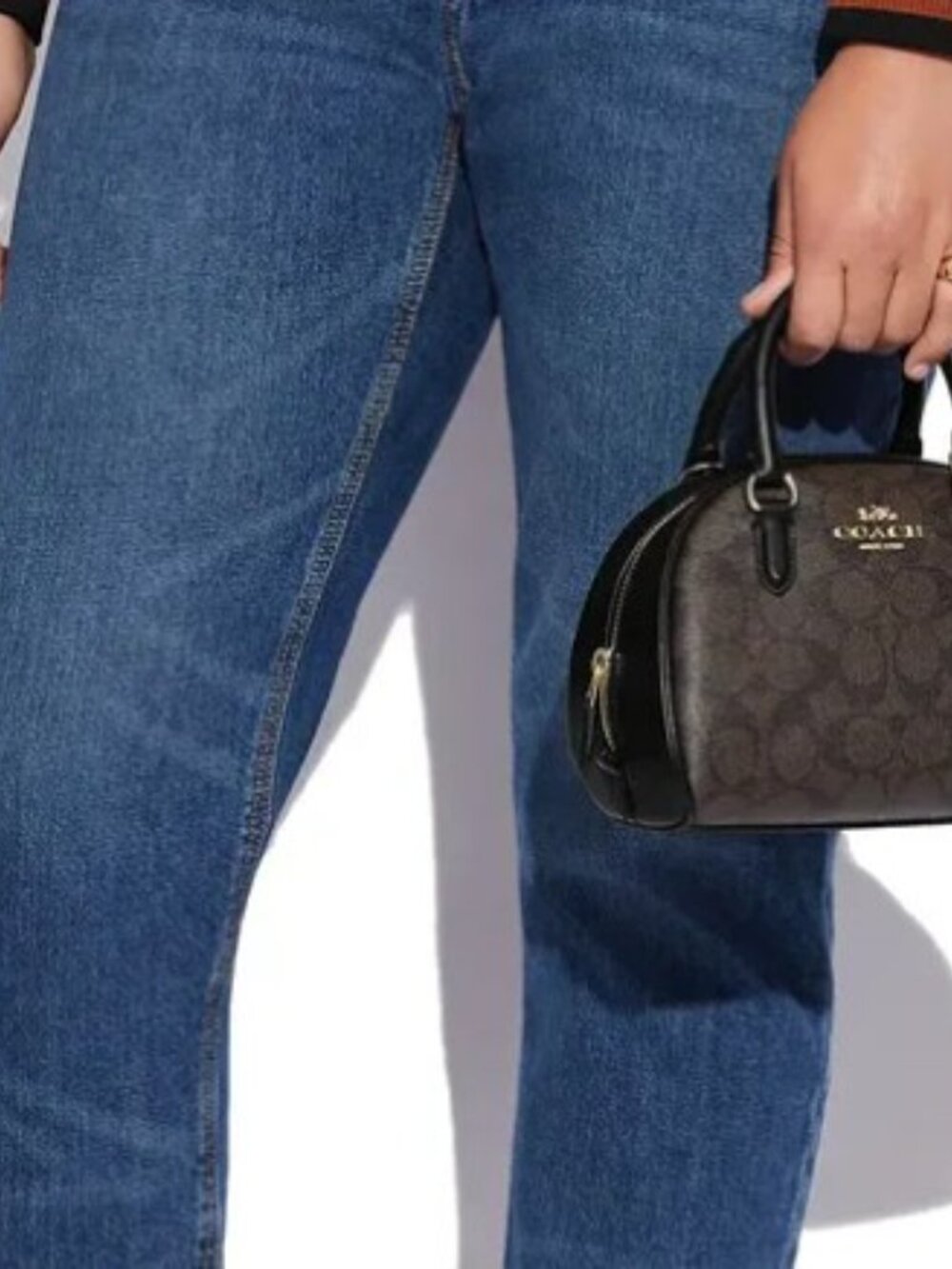 Coach Sydney Satchel in Signature Canvas